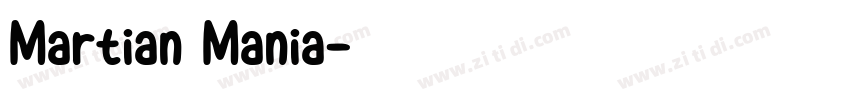 Martian Mania字体转换